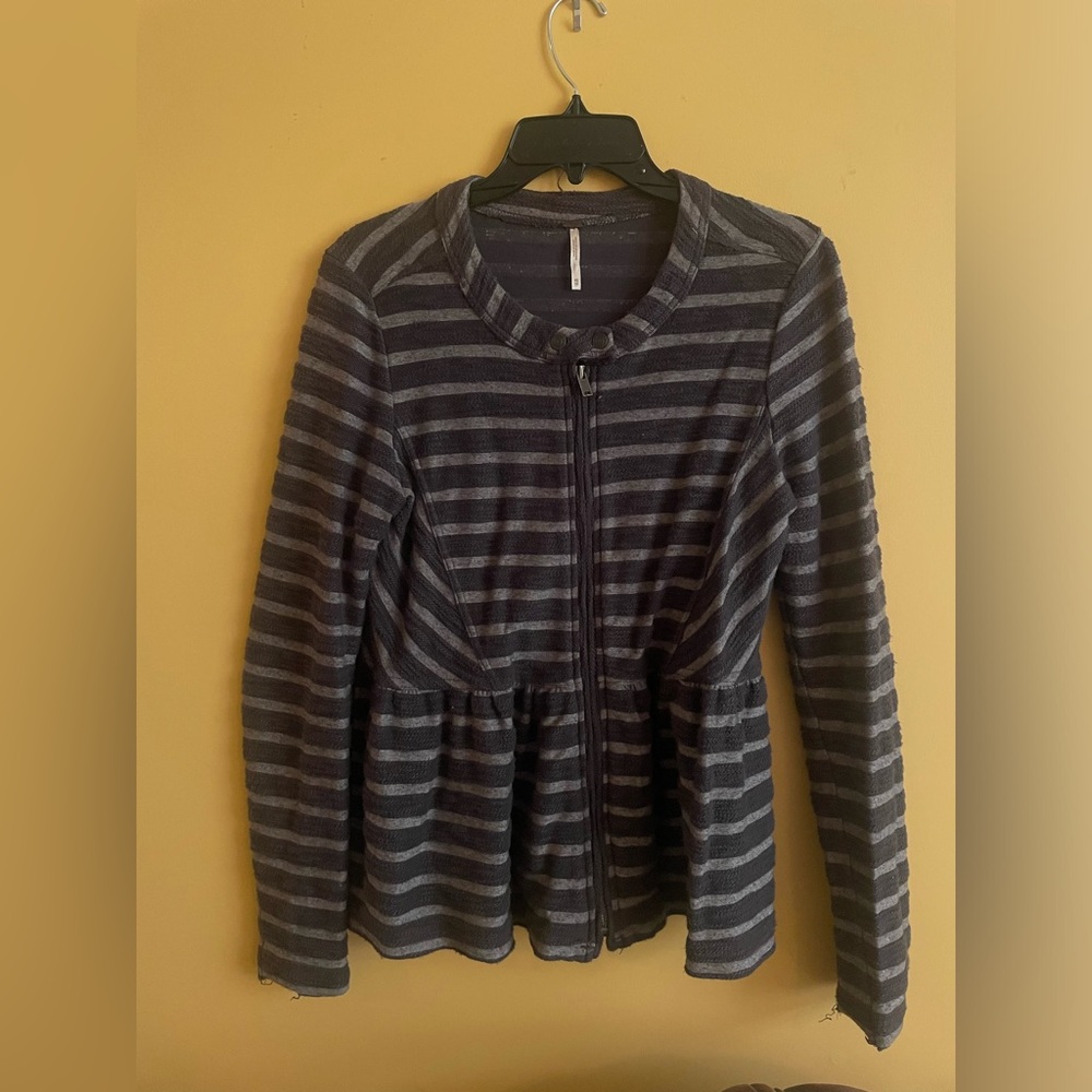 Free People Peplum Coat Size XS GUC Fits up to medium